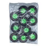 (10) 3 1/4" 5-Row Calibris Lathe Brushes