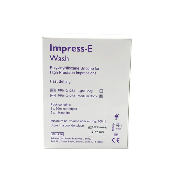 (2 x 50ml) Impress-E Wash - Medium Body