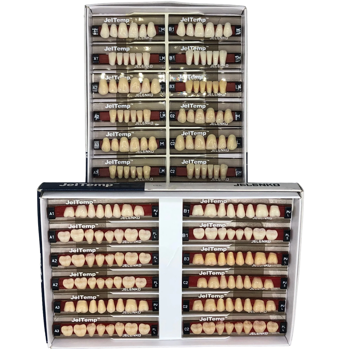 (24) JelTemp Shell Teeth – National Dental Supplies Ltd